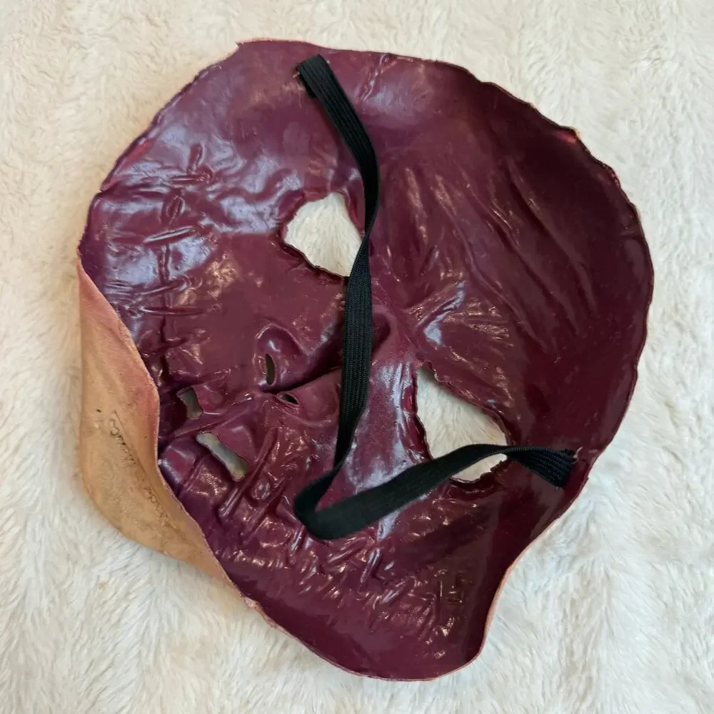 Stitched Smile Latex Halloween Mask Cannibal Serial Killer Leatherface Costume